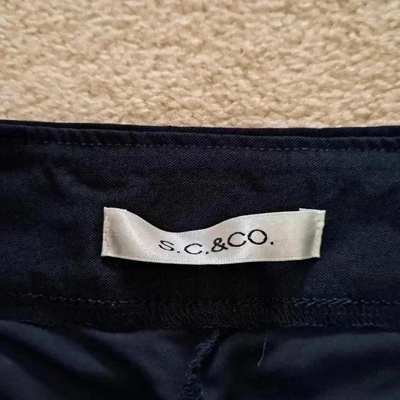 ❤ S.C.& Co. Navy Blue Pull On Skort Size 6 Stretch Woven Skirt lined with Shorts - Picture 10 of 15